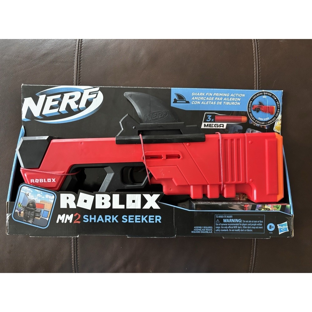 Nerf Roblox MM2 Shark Seeker Dart Blaster Gun - Multicolor